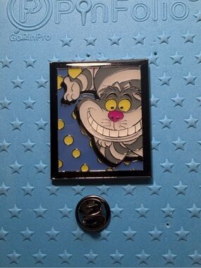 Loungefly Disney Pop Art Frame Cheshire Cat Enamel Pin